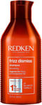 Redken Frizz Dismiss Shampoo, Babassu Oil, Adds Shine and Smooths Frizzy Hair, 6