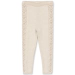 Konges Sløjd Cabby knit pants – off white melange - 18m