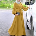 Ramadan Abaya Dubai Kaftan Muslim Women Maxi Dress Jilbab Party Gown Robe UK