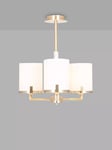 Pacific Midland 3 Arm Ceiling Light, Champagne Gold