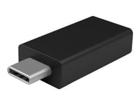 Microsoft Surface USB-C to USB Adapter - Adaptateur USB - 24 pin USB-C (M) pour USB type A (F) - USB 3.1 - noir - EMEA - commercial