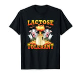 Funny Lactose Tolerant Dairy Cow Milk Lactose Tolerance T-Shirt