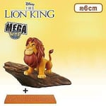 Mini Figurine Simba & Pride Rock WCF 6 CM - Le Roi Lion