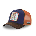 Casquette Homme One Piece, Casquette Trucker Nami, Originale Manga Anime, Noir, Bleu, Orange, Taille TU