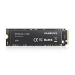 Vansuny SSD 1To, Disque Dur SSD Nvme M.2 1to Vitesse 3500M/s pour La Mise à Niveau DuPc De Jeu