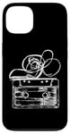 Coque pour iPhone 13 Love Retro Mixtape 80's Blank Cassette Tape Shirt Cadeaux