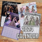 Taylors väggkalender 2024, Swifte väggkalender 2024, Musikposter Taylors Posterkalender Swifte Poster 2024 Kalender Present till musikälskare 1pcs