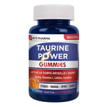 Forté Pharma - Taurine Power Gummies | Complément Alimentaire Booster d'Énergie | Caféine, Vitamine C et B, Magnésium, L-Carnitine | Anti-fatigue, Vitalité | 60 gommes, 2/jour