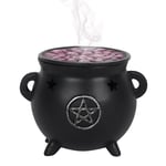 Pentagram Cauldron Incense Cone Burner 9 cm High Magic Fragrance Witch Halloween