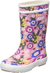 Aigle Lolly Pop Play2 Rain Boot, Multicoloured Flower Power, 7 UK Child