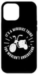 Coque pour iPhone 12 Pro Max Minibike Vintage Moto Lover Funny Mini Bike Racing