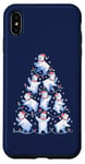 Coque pour iPhone XS Max Ours polaire Arbre de Noël Drôle Ours de glace Vacances