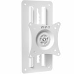 VIVO MOUNT-VW01AW Support Mural articulé réglable en Hauteur pour Poste de Travail Debout Compatible avec 1 écran VESA Max 100 x 100 mm Blanc