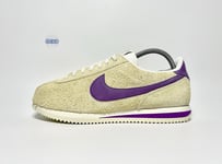 Nike Cortez Vintage OG Retro Trainers Muslin Sail Purple Suede UK Size 7.5 EU 42