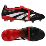 adidas Predator Pro Fold-over Tongue FG Moments - Svart/Vit/Röd LIMITED EDITION - Gräs (FG), storlek 39⅓