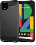 For Google Pixel 4 Case Carbon Fibre Gel Cover Ultra Slim Shockproof