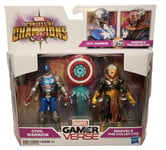 Marvel Gamerverse Contest Of Champions Civil Warrior Vs The Collector 4" Figures