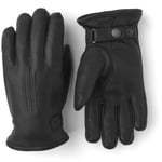 Hestra Hestra Deerskin Lambskin - Black - Herr - 8- Naturkompaniet