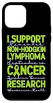 Coque pour iPhone 12 mini Je Soutien La Recherche Sur Le Lymphome Non Hodgkin