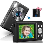 Digital Camera 1080P, 44MP Digital Camera Compact with Flash Image Stabilization and 16X Digital Zoom Mini Selfie Camera Rechargeable Digital Camera for Kids Beginners Teenagers