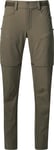 Bergans Women's Convertible Zip-Off Softshell Pants Green Mud, 40