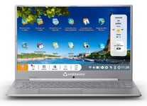 PC Portable Ordissimo sénior Laura 2 17.3" Intel Pentium 4 Go RAM 256 Go SSD Gris