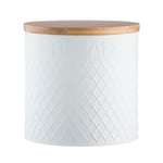 Embossed White Bread Bin