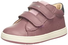 Geox Bébé Fille B Biglia Girl C Premiers Pas, Rose Smoke/Dk Silver, 23 EU