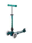 Micro Scooters ECO Mini Foldable LED Scooter, Green