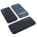 Case for Doro 8050 Bag Protection Phone Case TPU Rubber Cover Black