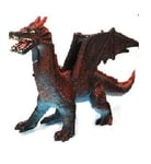 Globo Toys 38 cm WToy Soft Flying Reddie Blue 2head Dragon