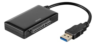 DELTACO USB 3.0 till SATA3 adapter med strömförsörjning