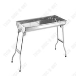 Grand gril barbecue extérieur Gril barbecue en acier inoxydable Gril barbecue pliable Gril barbecue portable 3-10 personnes