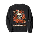 Abandoned Skull with Pumpkins Creepy Halloween Vibe Sweatshirt