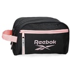 Reebok Beverly Trousse de Toilette Deux Compartiments Adaptable Noir 26 x 16 x 12 cm Polyester, Noir, Talla única, Trousse de Toilette 2 Compartiments Adaptable