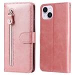 Trolsk Zipper Wallet (iPhone 15 Plus) - Rosa