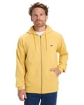 Quiksilver Pull en Polaire Basic Hood Zip Young Homme Jaune XXL