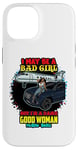 Coque pour iPhone 14 Melanin Queen I May Be A Bad Girl But I'm A Damn Good Woman