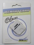 MEMORY CARD - CARTE MEMOIRE 64MB - 1019 BLOCKS (WII - GAMECUBE) - (NEUF - BRAND