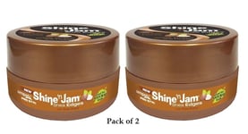 2 X Shine N Jam Shea Edges Control Gel With Shea Butter 63g/ 2.25oz each