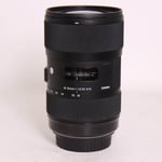 Sigma Used 18-35mm f/1.8 DC HSM Art Lens Canon EF