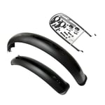 Stänkskärmar Set främre bakre stänkskydd, för MTB terrängcykling Fenders Kit Bike Wings Full täckning 20inch black