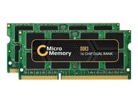 Coreparts - Ddr3 - Sats - 8 Gb: 2 X 4 Gb - So Dimm 204-Pin - 1333 Mhz / Pc3-10600 - 1.5 V - Ej Buffrad - Icke Ecc