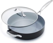 GreenPan Valencia Pro Hard Anodised Healthy Ceramic Non-Stick 28 cm/4.2 Litre S