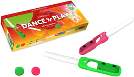 Maxx Tech Dance 'n' Play Play Kit For Nintendo Switch/Oled - 2x Sound Sensitive Led Glow Sticks For Fitness, Music And Dance Games