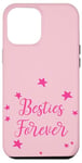 Coque pour iPhone 12 Pro Max Jolies étoiles avec inscription « Best Friends For Besties Forever Friend »