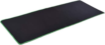 Tapis de souris de jeu, grand tapis de souris antidérapant avec bords cousus pour ordinateur portable, PC, jeu, tapis de bureau - Taille : 31,5 x 11,8 pouces - Vert.[F1700]