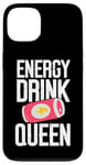 Coque pour iPhone 13 Boisson énergisante Queen Energy Drink