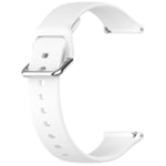 Silikonarmband kompatibelt med Ticwatch Pro 5/iTOUCH Air 3 24mm Vit