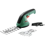 Bosch Garden Shears EasyShear (Integrated 3.6V, Battery Runtime: 40 Min, Blade Length: 12cm (Shrub) / 8cm (Grass), in Carton Packaging) Green 20 X 20 X 20 Centimetres